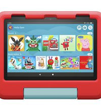 Amazon Fire HD 8 Kids Tablet for 3-7, 8 Inch 32GB - Red