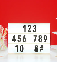 LED creative letter A4 light box