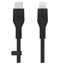 Belkin Silicone USB-C to Lightning 2m Charging Cable - Black