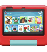 Amazon Fire 7 Kids Tablet for ages 3-7, 7in 16GB - Red