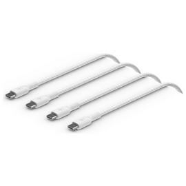 Belkin Braided USB-C 1m Two Pack Cables - White