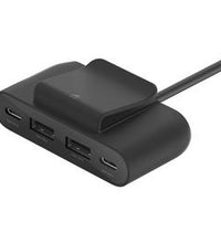 Belkin Dual USB-C and USB-A Power Extender - Black