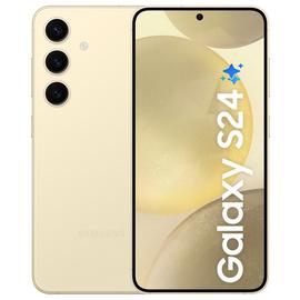SIM Free Samsung Galaxy S24 5G 128GB AI Mobile Phone Yellow