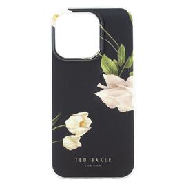 Ted Baker iPhone 15 Pro Max ElderFlower Phone Case - Black
