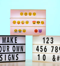 LED creative letter A4 light box