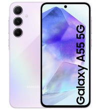 SIM Free Samsung A55 5G 256GB Mobile Phone - Lilac