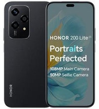 SIM Free HONOR 200 Lite 5G 256GB AI Mobile Phone - Black