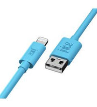 Juice USB to Lightning 2m Charging Cable - Aqua