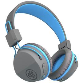 JLab JBuddies Studio Kids Bluetooth Headphones - Grey/Blue