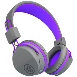 JLab JBuddies Studio Kids Bluetooth Headphones - Grey/Purple