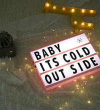 LED creative letter A4 light box