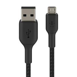 Belkin Braided USB-A to Micro USB 1m Cable - Black