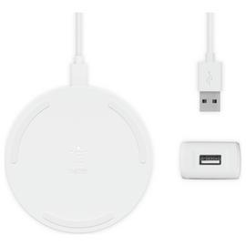 Belkin 10W Qi Wireless Charger Pad with Plug - White
