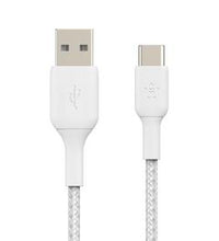 Belkin Braided USB-C to USB-A 3m Cable - White